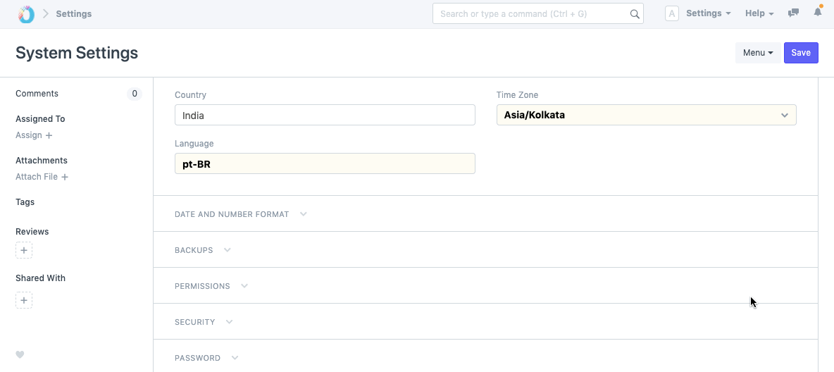 Select Language