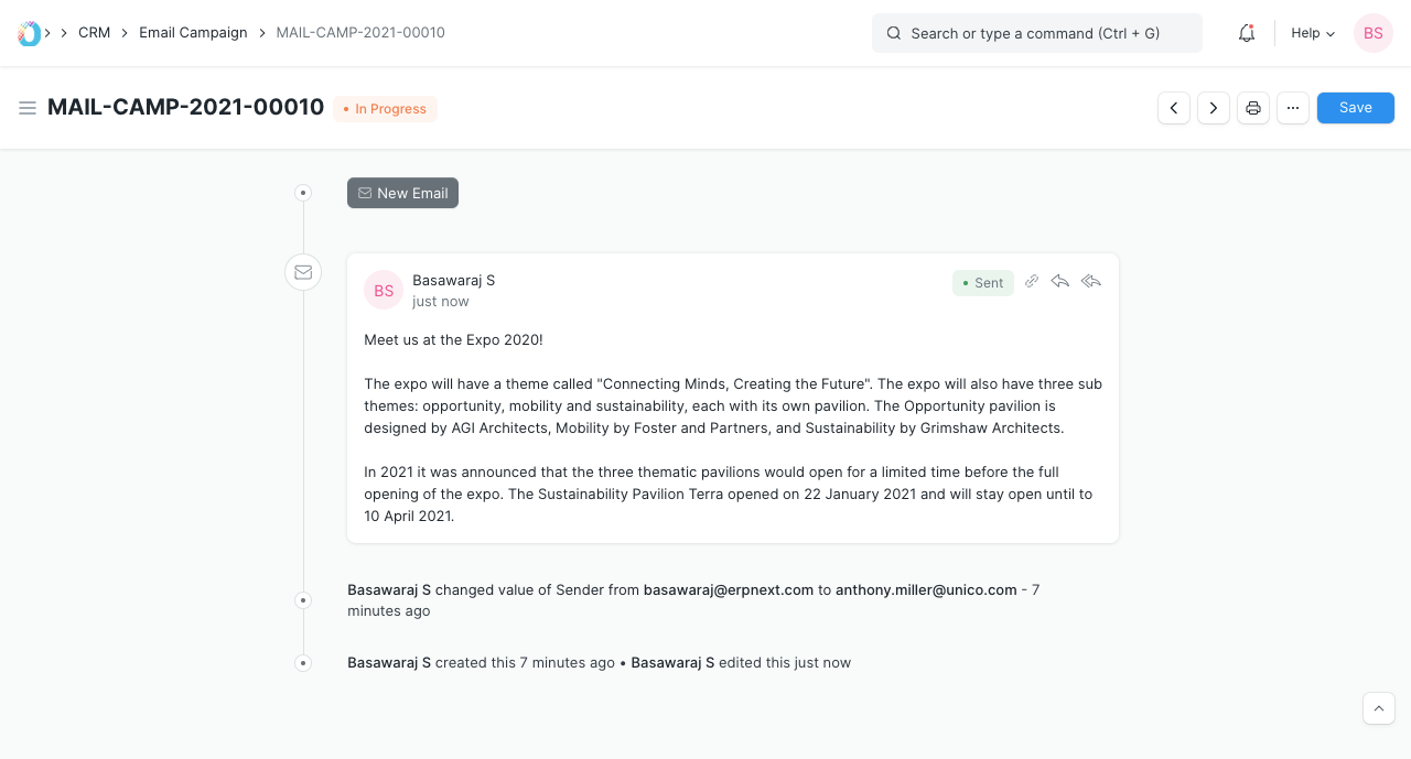 Linked Communication
